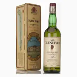 The Glenlivet 12 Year Old - Classic Golf Courses of Scotland  - 1990s Whisky 70cl