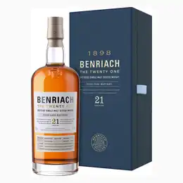 BENRIACH The Twenty One 21 Year Old Speyside Single Malt Scotch Whisky 70cl 46%