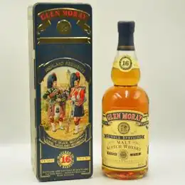 Glen Moray 16 Year Old Whisky Highlands Regiments The Black Watch
