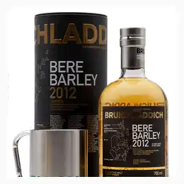 Bruichladdich Bere Barley 2012 with Branded Camping Mug & Pin