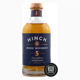 Hinch 5 Year Old Double Wood Irish Whiskey 43% abv 70cl