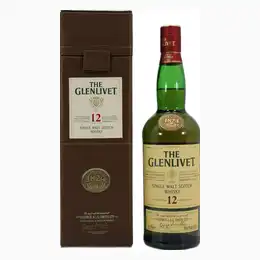 Glenlivet 12 Year Old Single Malt Scotch Whisky Limited Edition Leather Box 70cl