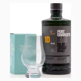 Port Charlotte 10 Year Old with Branded Tasting Glass