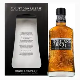 Highland Park 21 year old August Release 2019 - 47.5% 70cl