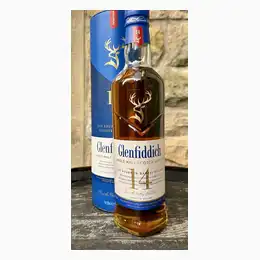 Glenfiddich 14 Year Old Bourbon Barrel Single Malt Scotch Whisky The