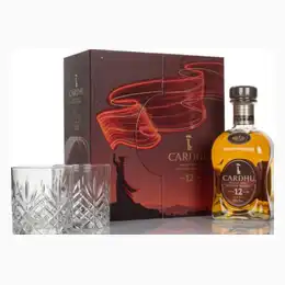 Cardhu 12 Year Old Gift Pack with 2x Glasses Whisky 70cl