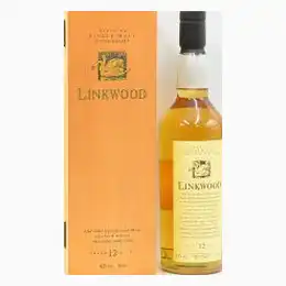 Linkwood 12 Year Old Speyside Whisky Flora & Fauna in Wooden Box