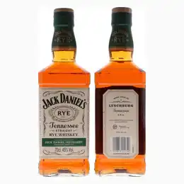 Jack Daniels Tennessee Straight Rye Whiskey 0.7L 