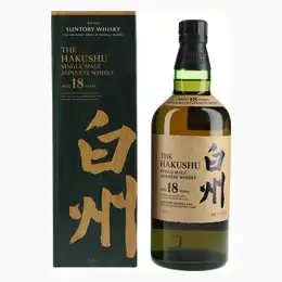 Hakushu 18 Year Old Single Japanese Malt Whisky - 43% 70cl