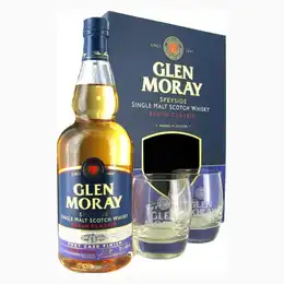Glen Moray Port Cask Glass Pack 40% 70cl
