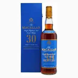 Macallan 30 Year Old Sherry Oak  Speyside Single Malt Scotch Whisky 70cl