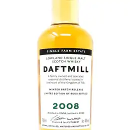 Daftmill 2008 Winter Release Single Malt Scotch Whisky 70cl, 46% ABV