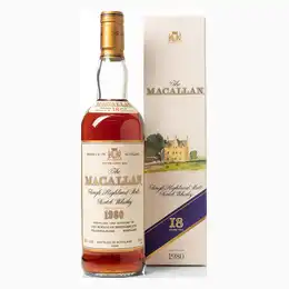 Macallan 1980 18 Year Old Bottled 1998 With Original Box