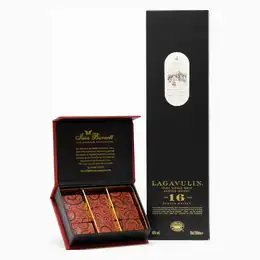 Paired Lagavulin 16 Year Old Single Malt & Sweet Hazelnut Praline