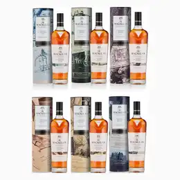 Macallan Whisky James Bond 60th Anniversary Full Set 6 x 70cl
