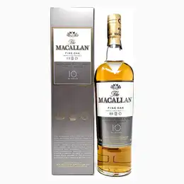 Macallan 10 Year Old Fine Oak Single Malt Scotch Whisky, 70cl, 40% ABV
