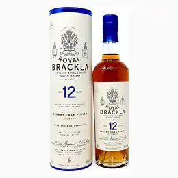 Royal Brackla 12 Year Old Oloroso Sherry Cask Finish Single Malt Scotch Whisky, 70cl, 46% ABV