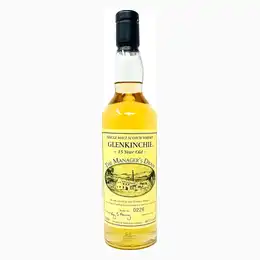 Glenkinchie 15 Year Old The Managers Dram Single Malt Scotch Whisky, 70cl, 60.1% ABV