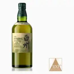 Hakushu Japanese 12 Year Old Malt 100th Anniversary Limited Edition Suntory Whisky