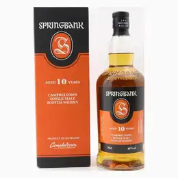 Springbank 10 Year Old Campbeltown Single Malt Scotch Whisky  70cl
