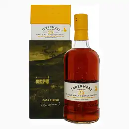 Tobermory 25 Year Old Cask Finish Expression 3 Island Single Malt Scotch Whisky 70cl