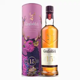 Glenfiddich 15 Year Old Solera Vat Single Malt Scotch Whisky