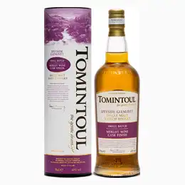 Tomintoul Merlot Wine Cask Small Batch Speyside Single Malt Scotch Whisky 70cl