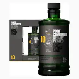 Bruichladdich Port Charlotte 10 Year Whisky Gift Pack, 70 cl