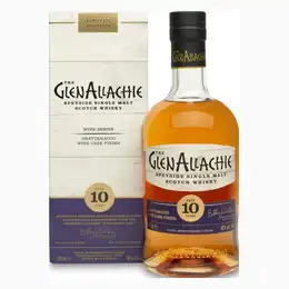 GLENALLACHIE 10 Year Old Wine Series Grattamacco Wine Cask Finish Speyside Single Malt Scotch Whisky 70cl 48%