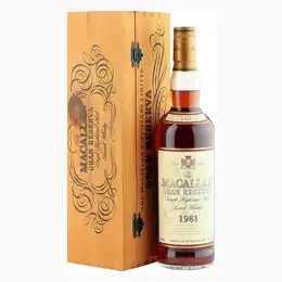 Macallan 1981 18 Year Old Gran Reserva with Presentation Box