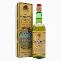 Glenlivet 12 Year Old Classic Golf Courses St. Andrews Bot.1980s