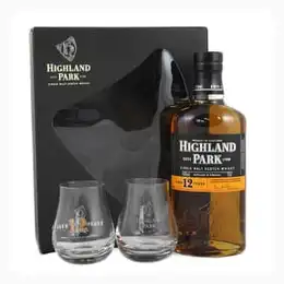 Highland Park 12 Year Old Whisky Gift Pack with Glasses