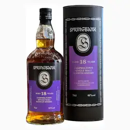 SPRINGBANK DISTILLERY 18yo 2021 46% abv 70cl