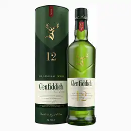 Glenfiddich 12 Year Old Speyside Single Malt Scotch Whisky 70cl
