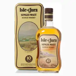 Isle of Jura 1980s 10 Year Old With Original Metal Tin