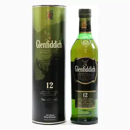 Glenfiddich 12 Year Old Scotch Whisky Old Design 70cl