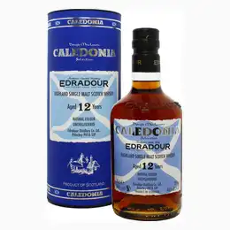 Edradour Caledonia 12 Year Old Highland Single Malt Scotch Whisky 70cl