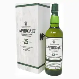 Bottle Of Laphroaig 25 Year Old Cask Strength Whisky 2019 Gift Boxed
