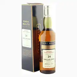 Dallas Dhu 1970 24 Year Old, Rare Malts with Box, 59.91% ABV