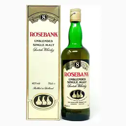 Rosebank 8 Year Old 1980s Bottling Single Malt Scotch Whisky, 75cl, 40% ABV