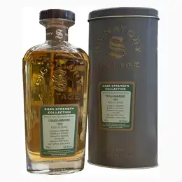 CRAGGANMORE DISTILLERY Signatory Vintage 15 yo 1989 55.8% abv 700ml
