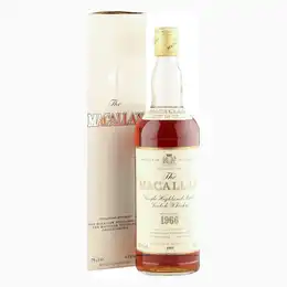 Macallan 1966 18 Year Old, UK 1985 Bottling with Box
