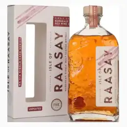 Isle of Raasay 5 Year Old Na Sia Single Cask Series - Unpeated Bordeaux Red Wine Whisky 70cl