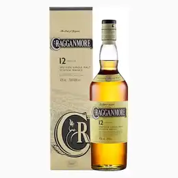 Cragganmore 12 Year Old Whisky, 70 cl