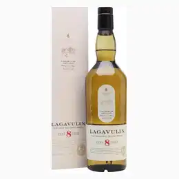 LAGAVULIN 8 Year Old Islay Single Malt Scotch Whisky 70cl 48%