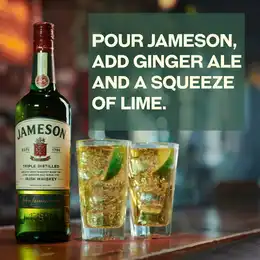 Jameson Irish Whiskey Triple Distilled Blended 1L