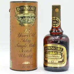 Bowmore 12 Year Old Islay Whisky Dumpy Style 1980s With Tube 75cl