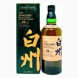 Hakushu 18 Year Old Single Malt Japanese Whisky, 70cl, 43% ABV