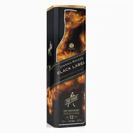 Johnnie Walker Black Label Blended Scotch Whisky 200th Anniversary Limited Edition Gift Tin 70cl
