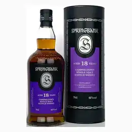 Springbank 18 2021 Release with Tube 70cl 46% ABV